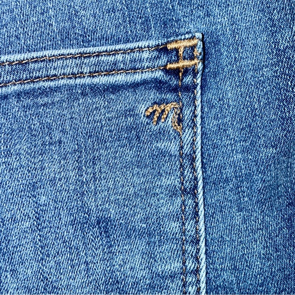 Madewell Blue Jeans Ladies size 12/31 waist Denim Mid rise Skinny Jeans - Picture 5 of 8
